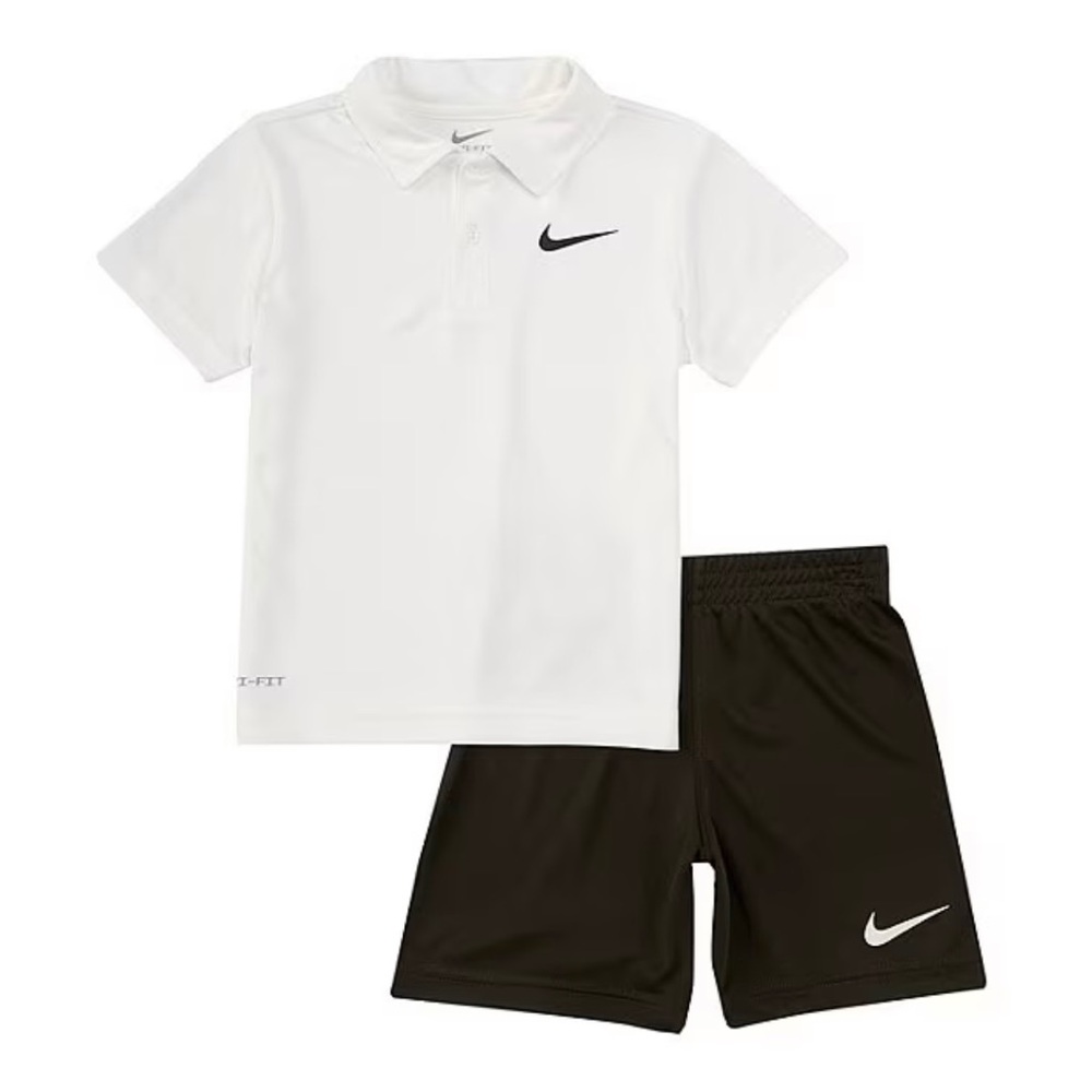 Nike - DRI-Fit Short Sleeve Golf Polo Shirt and Shorts Set (2-piece)